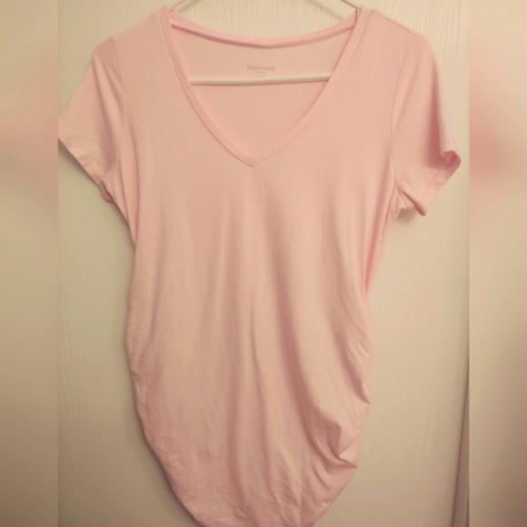 Motherhood Maternity Tops - Motherhood maternity light pink short sleeve top size s/p/ch